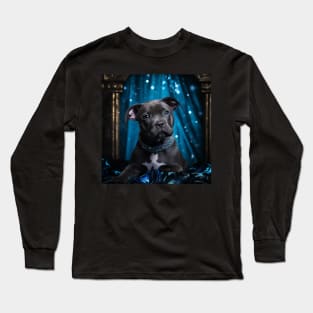 Cute Blue Nose Pitty Long Sleeve T-Shirt